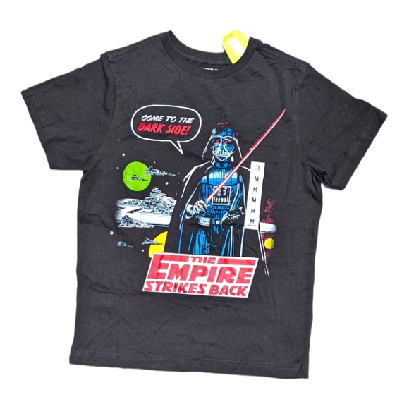 Crazy 8 M 7-8 Star Wars Come To The Dark Side The Empire Strikes Back Graphic T - Picture 1 of 5